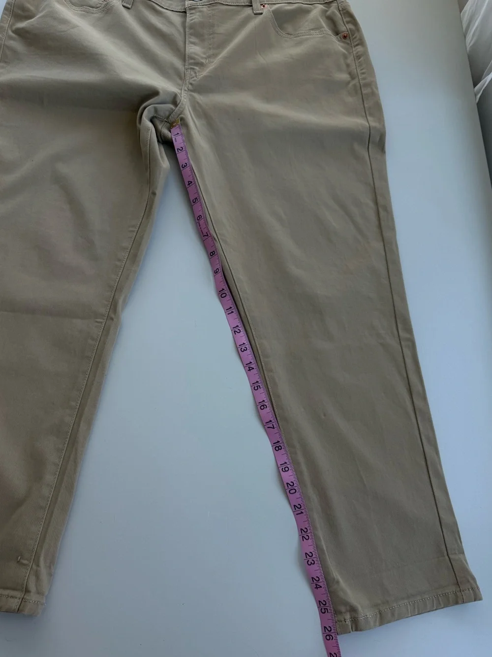 NWT Levi’s Boyfriend Pants Camel Beige 34x27